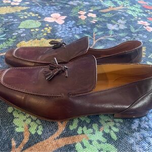 Florsheim Dark Brown Leather Tassel Loafers